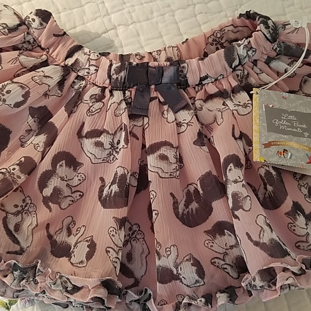 NWT Little Golden Book Shy Kitten Skirt